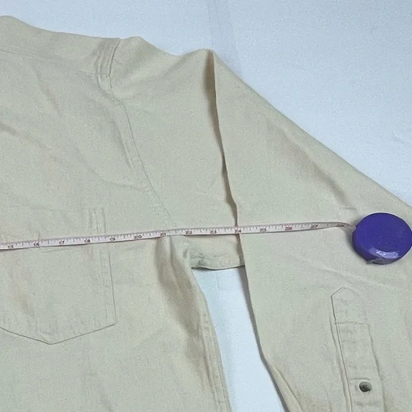 Vintage Club Room cotton long sleeve heavy duty button up shirt - Picture 5 of 7